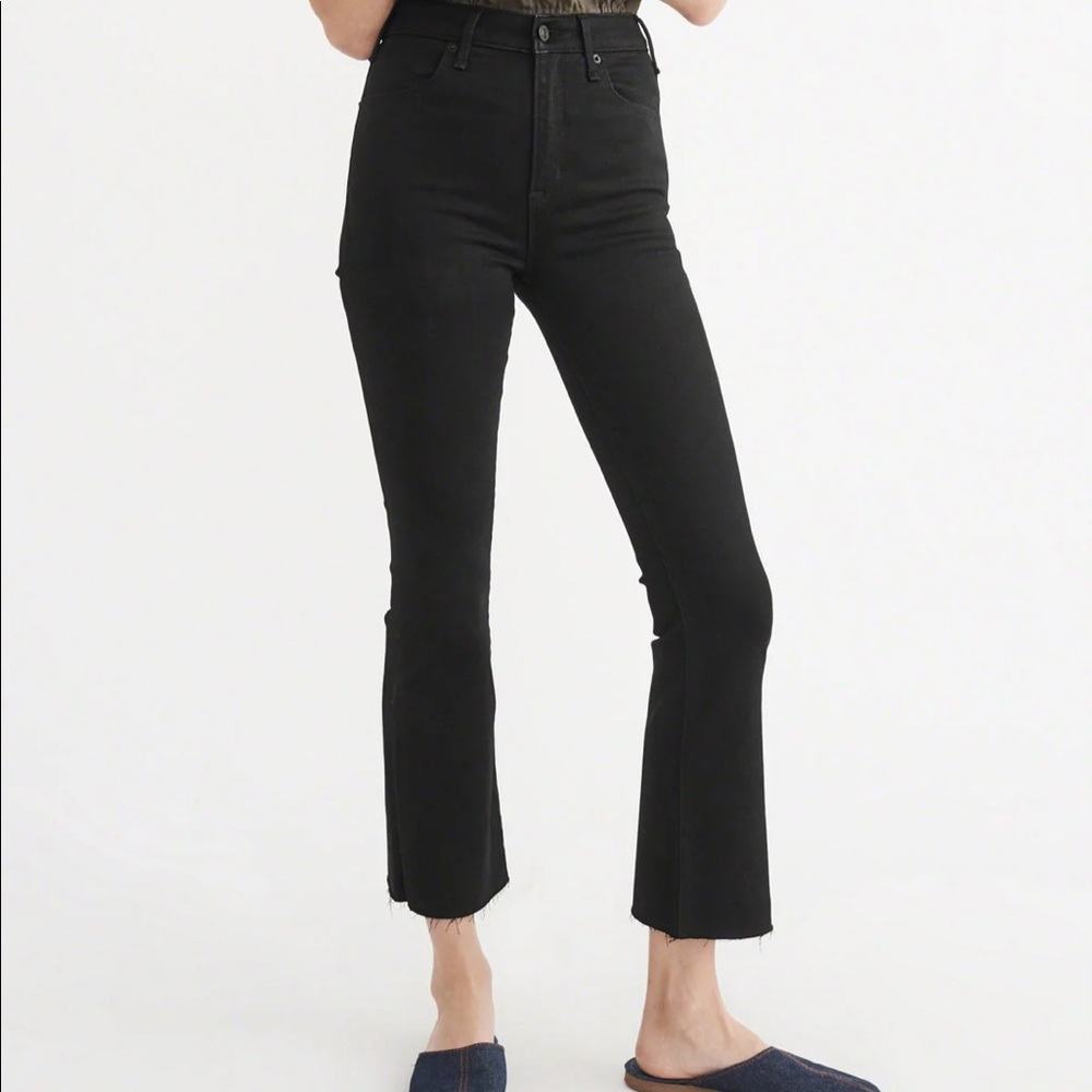 Abercrombie Simone high rise ankle flare